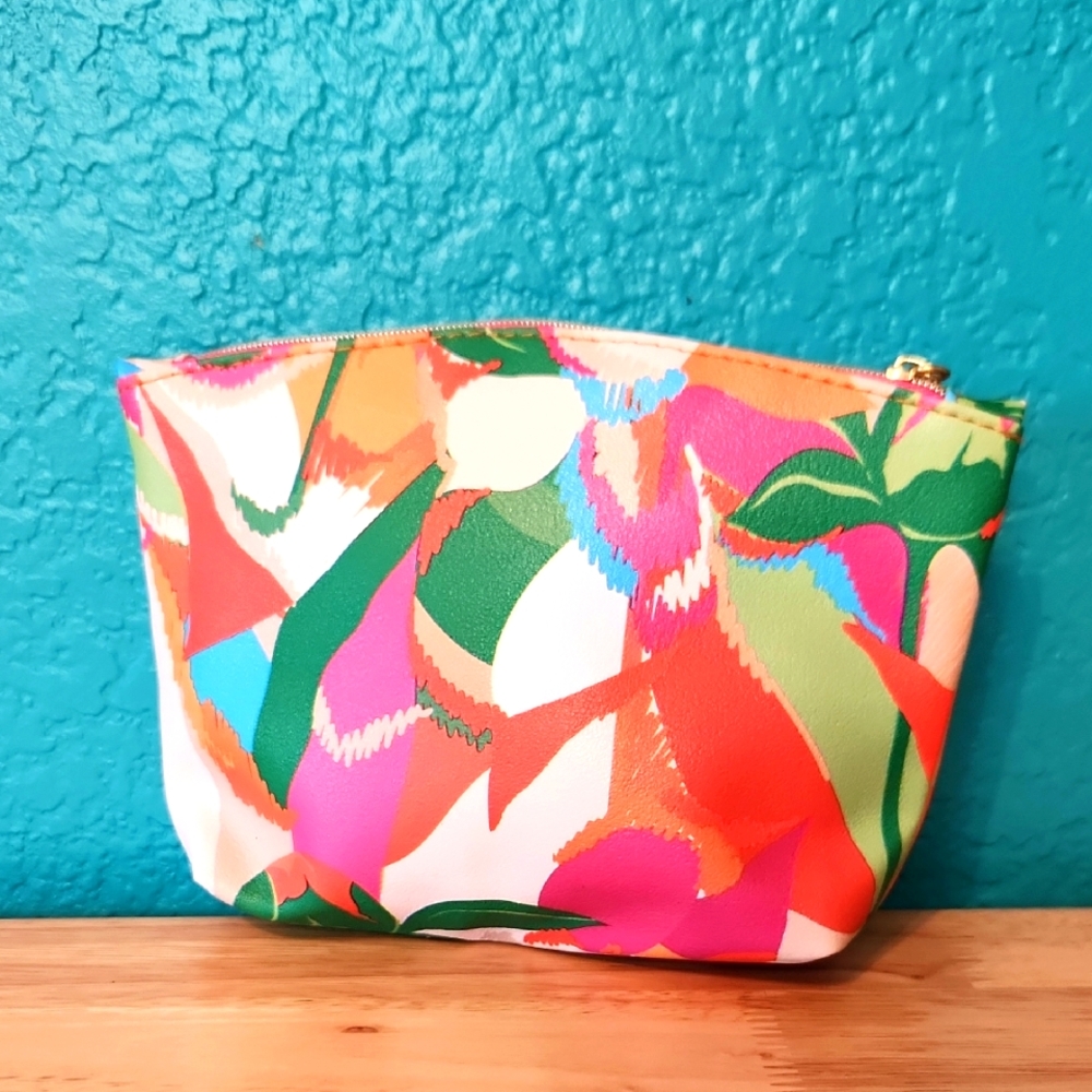 Ipsy Colorful Abstract Women's Glam Bag‎ Clutch Pouch